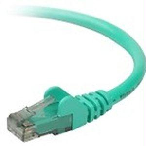 Belkin Components 20ft Cat6 Snagless Patch Cable, Utp, Green Pvc Jacket, 23awg, 50 Micron, Gold Pl