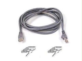 Belkin Components Patch Cable - Rj-45 (m) - Rj-45 (m) - 10 Ft - ( Cat 5e ) - Gray
