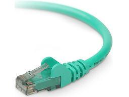 Belkin Components 4ft Cat6 Snagless Patch Cable, Utp, Green Pvc Jacket, 23awg, 50 Micron, Gold Pla