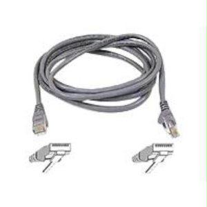 Belkin Components 14ft Cat6 Snagless Patch Cable, Utp, Gray Pvc Jacket, 23awg, 50 Micron, Gold Pla