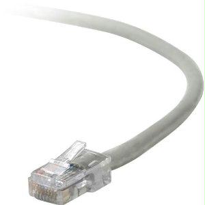 Belkin Components 3ft Cat5e Patch Cable, Utp, Gray Pvc Jacket, 24awg, T568b, 50 Micron, Gold Plate
