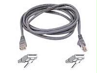 Belkin Components 7ft Cat6 Snagless Patch Cable, Utp, Gray Pvc Jacket, 23awg, 50 Micron, Gold Plat