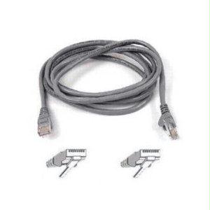 Belkin Components 4ft Cat6 Snagless Patch Cable, Utp, Gray Pvc Jacket, 23awg, 50 Micron, Gold Plat