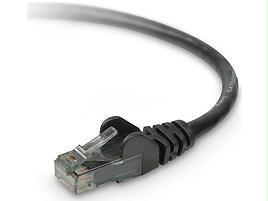 Belkin Components 40ft Cat6 Snagless Patch Cable, Utp, Black Pvc Jacket, 23awg, 50 Micron, Gold Pl