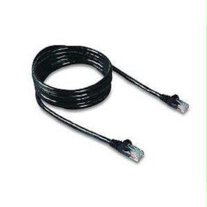 Belkin Components 5ft Cat6 Snagless Patch Cable, Utp, Black Pvc Jacket, 23awg, 50 Micron, Gold Pla