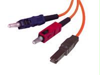 Legrand C2g 1m Mtrj-sc 62.5/125 Om1 Duplex Multimode Pvc Fiber Optic Cable - Orange