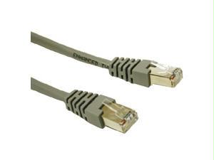 C2g 25ft Cat5e Molded Shielded (stp) Network Patch Cable - Gray
