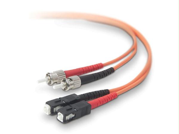 Belkin Components Duplex Fiber Optic Cbl Sc-st 10ft