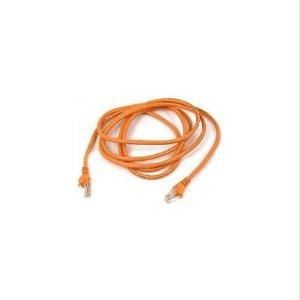Belkin Components 10ft Cat6 Snagless Patch Cable, Utp, Orange Pvc Jacket, 23awg, 50 Micron, Gold P