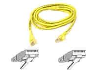 Belkin Components 50ft Cat5e Snagless Patch Cable, Utp, Yellow Pvc Jacket, 24awg, T568b, 50 Micron