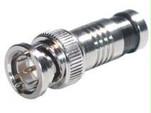 C2g Rg6 Compression Bnc Connector - 50pk