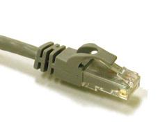 C2g 20ft Usa Cat 6 Stranded Patch Cable Gray