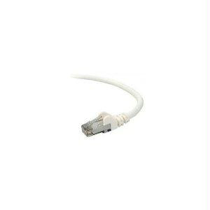 Belkin Components 6ft Cat6 Snagless Patch Cable, Utp, White Pvc Jacket, 23awg, 50 Micron, Gold Pla