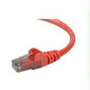 Belkin Components 4ft Cat6 Snagless Patch Cable, Utp, Red Pvc Jacket, 23awg, 50 Micron, Gold Plate