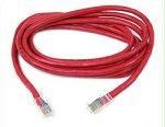 Belkin Components 3ft Cat5e Patch Cable, Utp, Red Pvc Jacket, 24awg, T568b, 50 Micron, Gold Plated