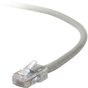 Belkin Components 6ft Cat5e Patch Cable, Utp, Gray Pvc Jacket, 24awg, T568b, 50 Micron, Gold Plate