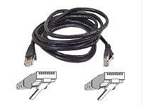 Belkin Components 6ft Cat5e Snagless Patch Cable, Utp, Black Pvc Jacket, 24awg, T568b, 50 Micron,
