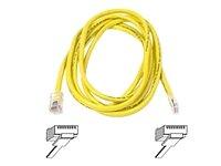 Belkin Components 4ft Cat5e Patch Cable, Utp, Yellow Pvc Jacket, 24awg, T568b, 50 Micron, Gold Pla