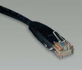 Tripp Lite 25ft Cat5e / Cat5 350mhz Molded Patch Cable Rj45 M/m Black 25ft