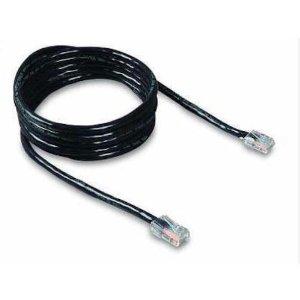 Belkin Components 10ft Cat5e Patch Cable, Utp, Black Pvc Jacket, 24awg, T568b, 50 Micron, Gold Pla