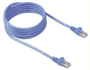 Belkin Components 3ft Cat5e Snagless Patch Cable, Utp, Blue Pvc Jacket, 24awg, T568b, 50 Micron, G