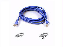 Belkin Components 15ft Cat6 Patch Cable, Utp, Blue Pvc Jacket, 23awg, 50 Micron, Gold Plated Rj-45