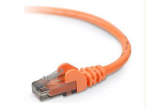 Belkin Components 2ft Cat6 Snagless Patch Cable, Utp, Orange Pvc Jacket, 23awg, 50 Micron, Gold Pl