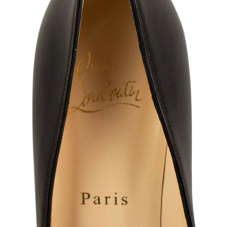 Nappa 'Clare' 80 mm Heels - Black