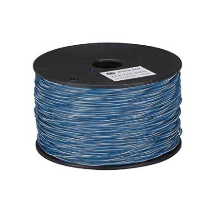 Black Box Cross-connect Wire, 1-pair, White/blue W