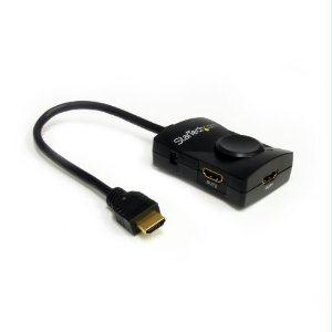 Startech Split An Hdmi Source With Accompanying Audio To 2 Displays - 2 Port Hdmi Splitte