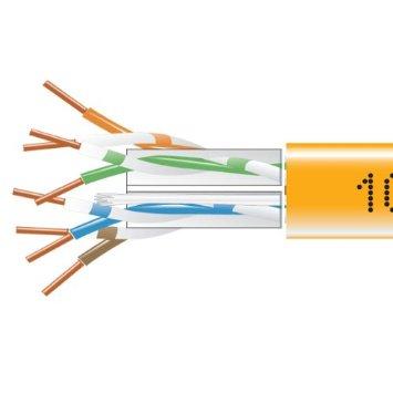 Black Box Gigatrue 550 Cat6 Bulk Pln, Orange, 1000