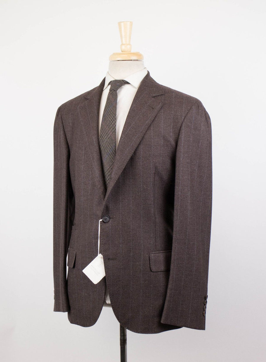 Cashmere Blend 3/2 Button Sport Coat - Brown
