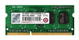 Transcend Information 2gb Ddr3 1600 So-dimm Cl11 1rx8