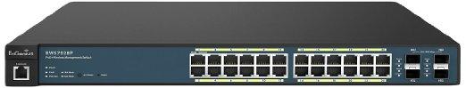 Engenius Technologies,inc The Ews7928p Is A Neutron Series Managed Wireless Solution 24-port Gigabit Poe+