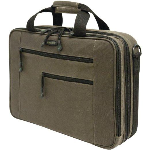 Mobile Edge Llc Canvas Eco Briefcase - 16in/17in Mac - Olive Green,eco-friendly Cotton Canvas