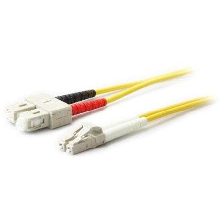 Add-on This Is A 3m Lc (male) To Sc (male) Yellow Duplex Riser-rated Fiber Patch Cable.