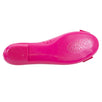 Pink With Bow Rubber Flats