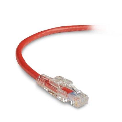 Black Box Taa Gigatrue 3 Cat6 550-mhz Patch Cable (utp)-lockable, Slimline,red,7-ft