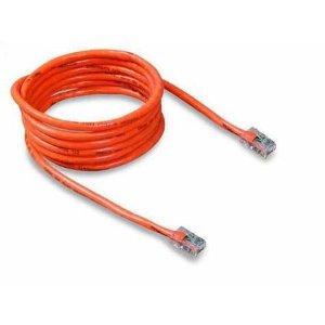 Belkin Components 3ft Cat5e Patch Cable, Utp, Orange Pvc Jacket, 24awg, T568b, 50 Micron, Gold Pla