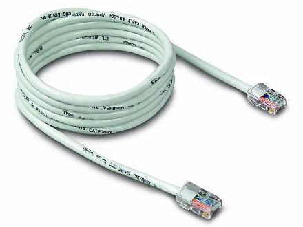 Belkin Components 15ft Cat5e Patch Cable, Utp, White Pvc Jacket, 24awg, T568b, 50 Micron, Gold Pla