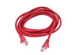 Belkin Components 1ft Cat6 Snagless Patch Cable, Utp, Red Pvc Jacket, 23awg, 50 Micron, Gold Plate