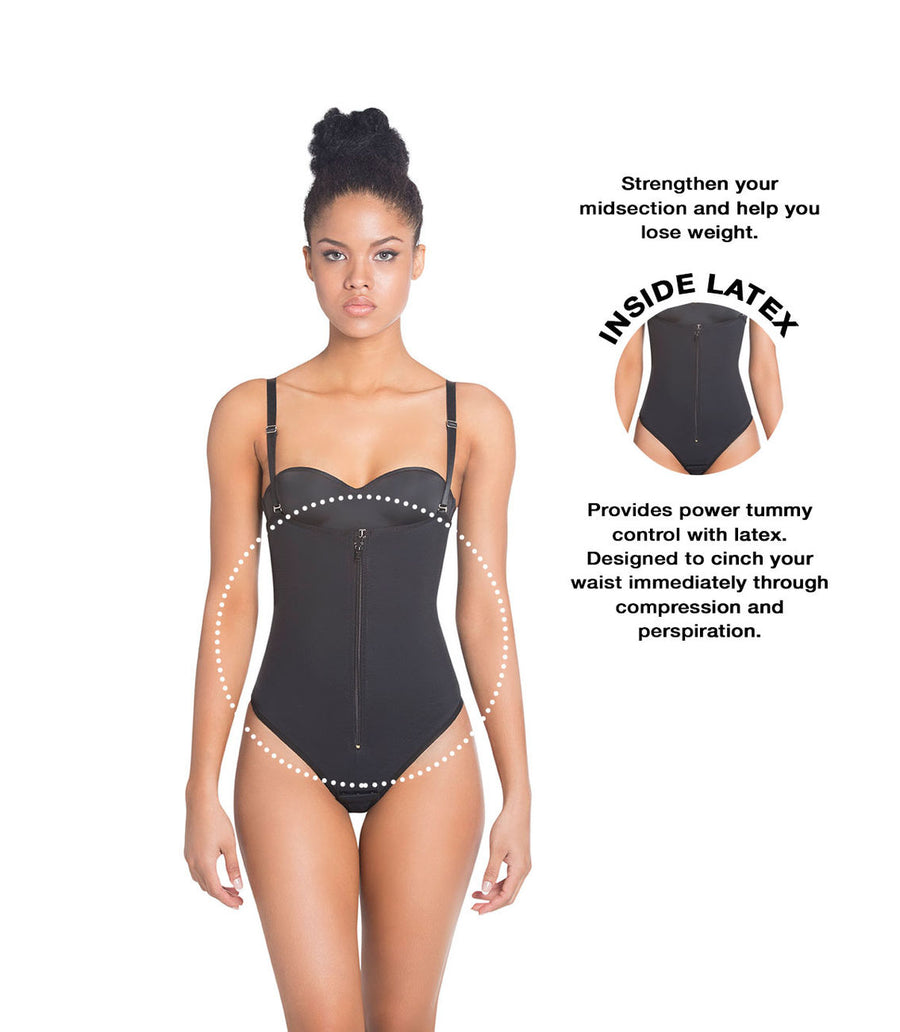 Extra-Strength Compression Shapewear with Latex