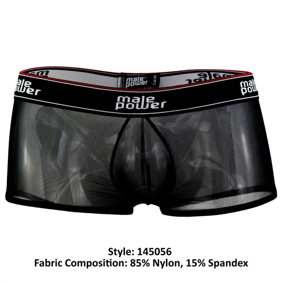 Branded Mesh Pouch Boxer Briefs