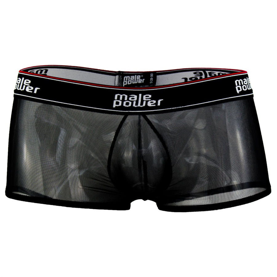 Branded Mesh Pouch Boxer Briefs