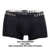 Boxer Briefs Soft Black Cotton