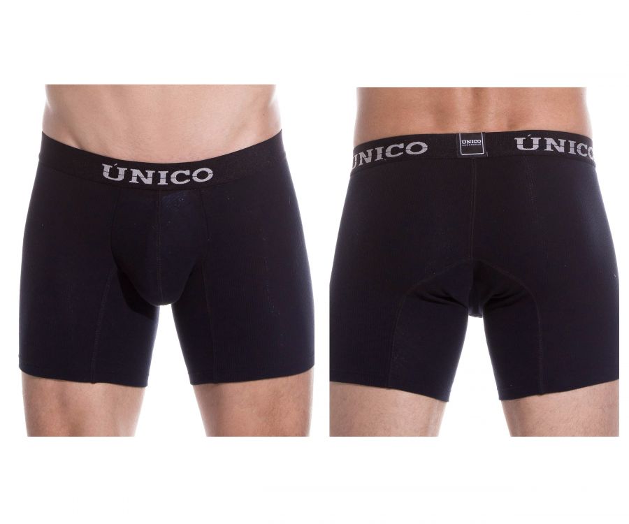 Boxer Briefs Soft Black Cotton