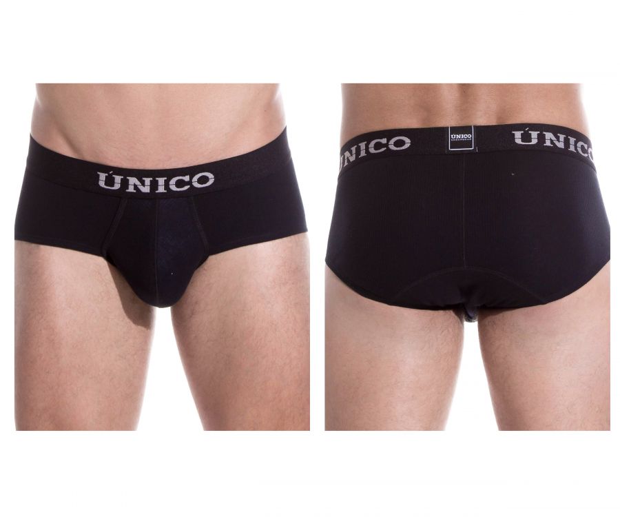Briefs Soft Black Cotton