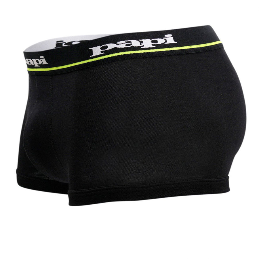 3PK Palm Print and Solid Brazilian Trunks