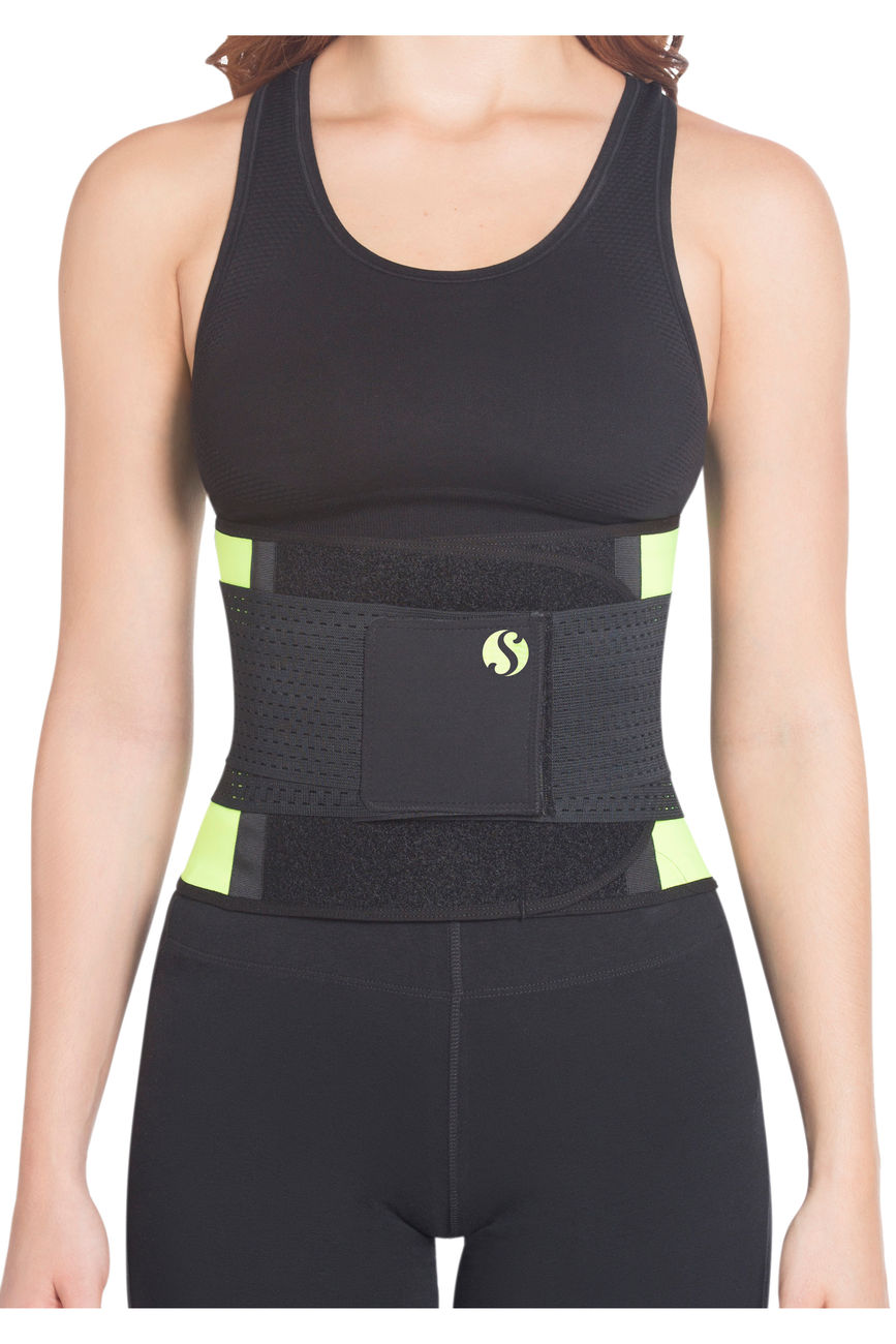 Latex Workout Waist Trainer with touch fastener