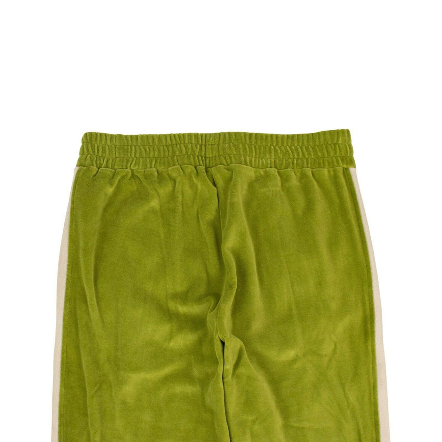 Chinille Classic Track Pants - Green/White